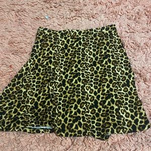 Altard state leopard print skirt